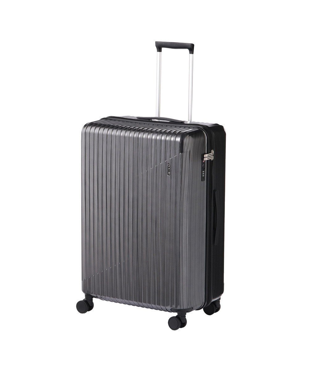 【エース バッグズ アンド ラゲッジ/ACE BAGS & LUGGAGE / MEN】のACE クレスタ2 スーツケース 7~10泊 85L ストッパー機能 06938 インテリア・キッズ・メンズ・レディースファッション・服の通販 founy(ファニー) ファッション Fashion メンズファッション Fashion for Men バッグ Bags スーツケース キャリーケース Suitcase / Carry Case 旅行 Travel ブラック|ID: prp329100004804990 ipo3291000000034863819