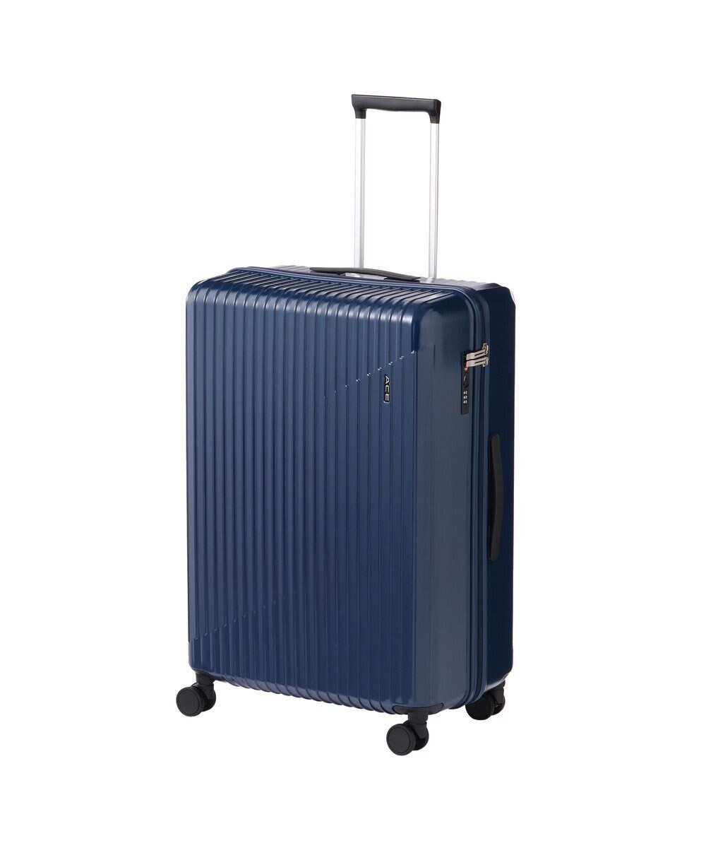 【エース バッグズ アンド ラゲッジ/ACE BAGS & LUGGAGE / MEN】のACE クレスタ2 スーツケース 7~10泊 85L ストッパー機能 06938 インテリア・キッズ・メンズ・レディースファッション・服の通販 founy(ファニー) ファッション Fashion メンズファッション Fashion for Men バッグ Bags スーツケース キャリーケース Suitcase / Carry Case 旅行 Travel ネイビー|ID: prp329100004804990 ipo3291000000034863820