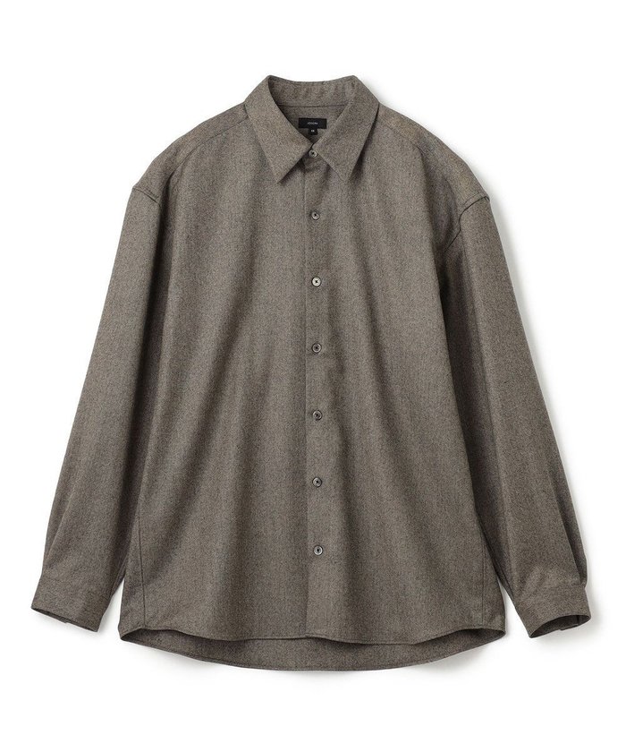 【ジョゼフ オム/JOSEPH HOMME / MEN】のWOOL CASHMERE TWILL SHIRT インテリア・キッズ・メンズ・レディースファッション・服の通販 founy(ファニー) https://founy.com/ ファッション Fashion メンズファッション Fashion for Men トップス・カットソー Cut & Sew Tops メンズシャツ Shirts シンプル Simple, Minimal ツイル Twist, Twisted Detail ドレープ Drape, Draping Fabric ラウンド Round, Round Neck A/W・秋冬 Autumn/Winter |ID: prp329100004804994 ipo3291000000034863856