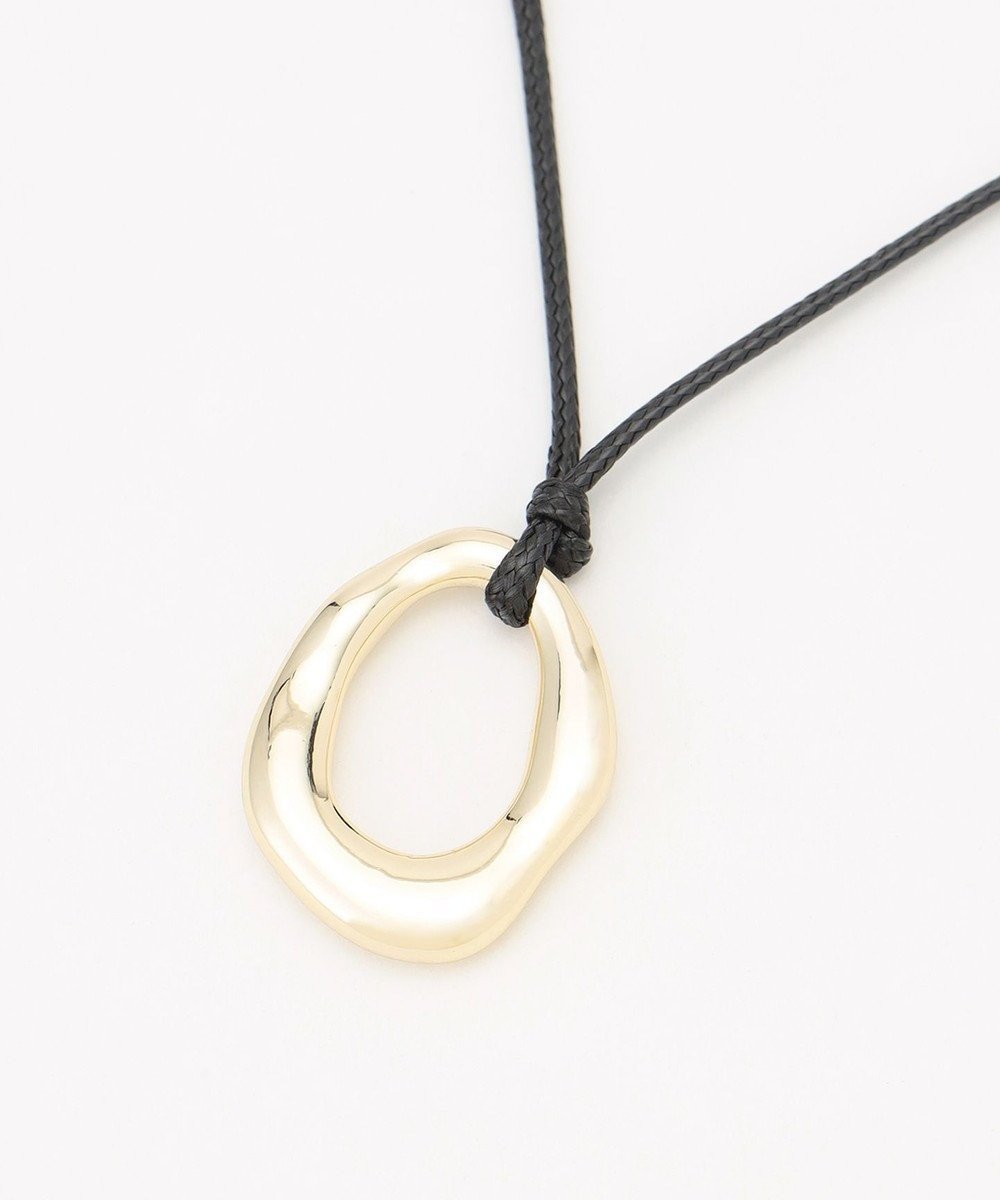 【エニー/ANY】のメタルフープコードネックレス 人気、トレンドファッション・服の通販 founy(ファニー) 　ファッション　Fashion　レディースファッション　Fashion for Women　ジュエリー　Jewelry　ネックレス　Necklaces & Pendants　おすすめ　Recommended / Our Picks　アクセサリー　Fashion Accessories　ギフト プレゼント　Gift / Present　シンプル　Simple, Minimal　ネックレス　Necklace, Pendant Necklace　フープ　Hoop, Hoop Earrings　ミックス　Mix, Mixed Style　メタル　Metal, Metal Parts　ワンポイント　One Point, Statement Accent　エレガント 上品　Elegant　再入荷　Restock / Back in Stock　 other-1|ID: prp329100004805004 ipo3291000000035477189
