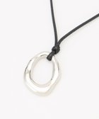 【エニー/ANY】のメタルフープコードネックレス シルバー|ID: prp329100004805004 ipo3291000000035477195