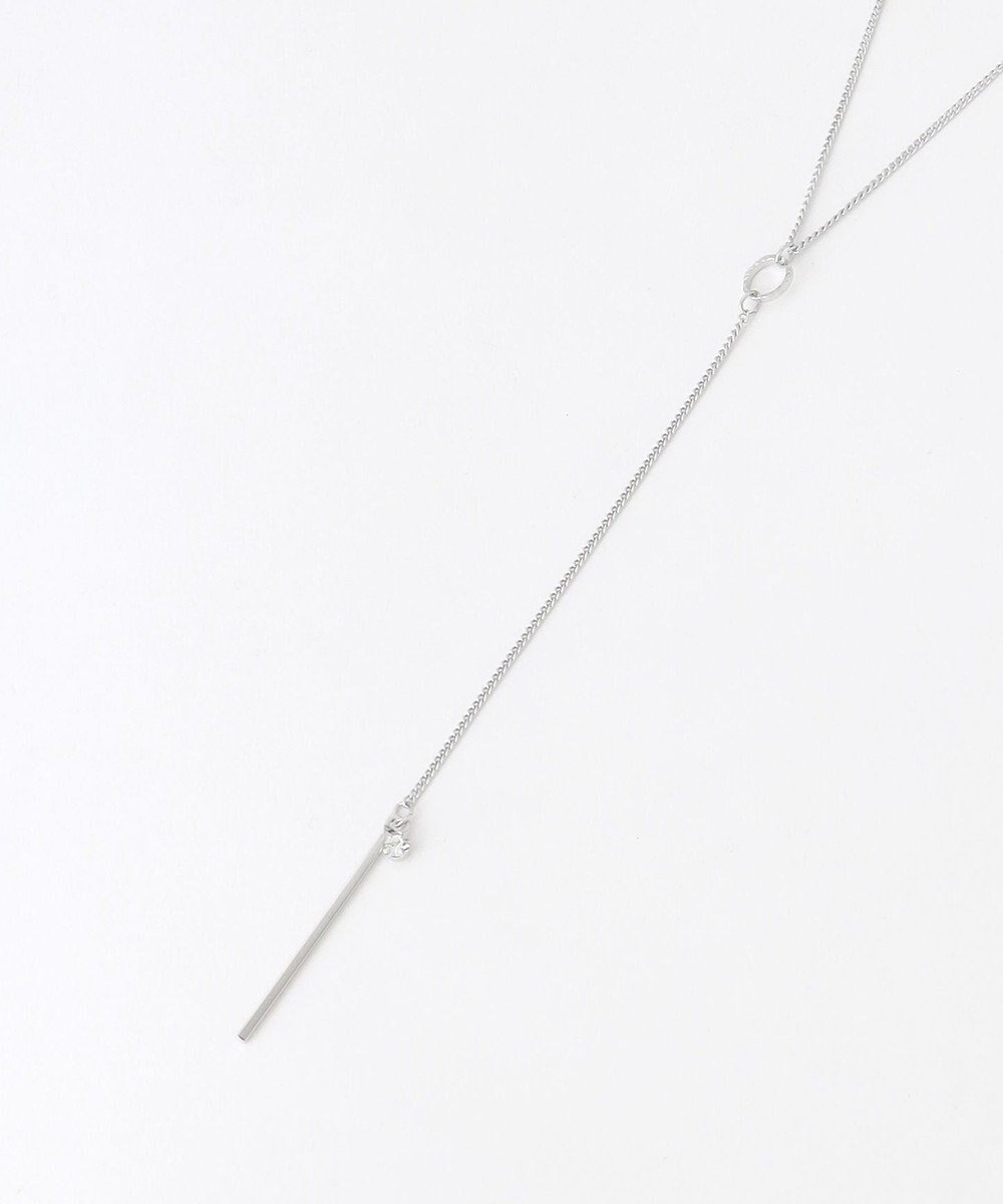 【エニー/ANY】のロングバーネックレス インテリア・キッズ・メンズ・レディースファッション・服の通販 founy(ファニー) 　ファッション　Fashion　レディースファッション　Fashion for Women　ジュエリー　Jewelry　ネックレス　Necklaces & Pendants　アクセサリー　Fashion Accessories　シンプル　Simple, Minimal　スタイリッシュ　Stylish, Fashionable　チェーン　Chain, Chain Strap　ネックレス　Necklace, Pendant Necklace　ビジュー　Bijou, Jewel-like Accent　メタル　Metal, Metal Parts　ワンポイント　One Point, Statement Accent　再入荷　Restock / Back in Stock　おすすめ　Recommended / Our Picks　エレガント 上品　Elegant　ギフト プレゼント　Gift / Present　シルバー|ID: prp329100004805005 ipo3291000000034863903