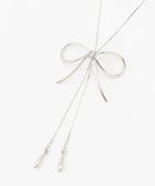 【エニー/ANY】のリボンモチーフネックレス 人気、トレンドファッション・服の通販 founy(ファニー) ファッション Fashion レディースファッション Fashion for Women ジュエリー Jewelry ネックレス Necklaces & Pendants おすすめ Recommended / Our Picks アクセサリー Fashion Accessories ギフト プレゼント Gift / Present シンプル Simple, Minimal トレンド Trend, Trending Now ネックレス Necklace, Pendant Necklace リボン Ribbon, Bow エレガント 上品 Elegant 再入荷 Restock / Back in Stock thumbnail シルバー|ID: prp329100004805009 ipo3291000000034863921