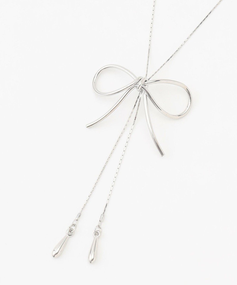 【エニー/ANY】のリボンモチーフネックレス インテリア・キッズ・メンズ・レディースファッション・服の通販 founy(ファニー) ファッション Fashion レディースファッション Fashion for Women ジュエリー Jewelry ネックレス Necklaces & Pendants おすすめ Recommended / Our Picks アクセサリー Fashion Accessories ギフト プレゼント Gift / Present シンプル Simple, Minimal トレンド Trend, Trending Now ネックレス Necklace, Pendant Necklace リボン Ribbon, Bow エレガント 上品 Elegant 再入荷 Restock / Back in Stock シルバー|ID: prp329100004805009 ipo3291000000034863921
