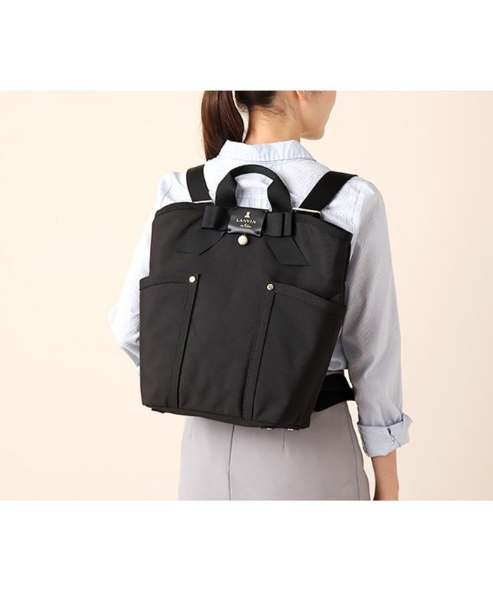 【ランバン オン ブルー/LANVIN en Bleu】のLANVIN en Bleu ランバンオンブルー ジュール リュックサック ポーチ付 インテリア・キッズ・メンズ・レディースファッション・服の通販 founy(ファニー) https://founy.com/ ファッション Fashion レディースファッション Fashion for Women バッグ Bags ポーチ&ミニバッグ Pouches & Mini Bags ショルダー Shoulder, Shoulder Strap センター Center, Center Line パール Pearl, Pearl Accent ポケット Pocket, Pocket Detail ポーチ Pouch, Small Case リュック Backpack, Rucksack 人気 Popular, Best Seller |ID: prp329100004805018 ipo3291000000034863951