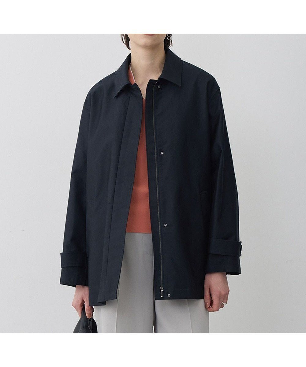 【アイシービー/iCB】の【配色襟取り外し可能】ライトモールスキン キルトライナー付きステンカラーコート インテリア・キッズ・メンズ・レディースファッション・服の通販 founy(ファニー) ファッション Fashion レディースファッション Fashion for Women アウター Coat / Outerwear Collection コート・ロングコート・ピーコート Long Coats, Peacoats & More レディースジャケット・軽アウター Jackets モッズコート・ミリタリー風アウター Mods & Field Coats 春 Spring キルト Quilt, Quilted Fabric サテン Satin, Glossy Fabric シルク Silk, 100% Silk ジャケット Jacket, Outerwear ダブル Double, Double-Breasted トレンド Trend, Trending Now ポケット Pocket, Pocket Detail ミリタリー Military, Army Style モッズコート Mods Coat, Military Parka ライナー Liner, Inner Layer S/S・春夏 SS, Spring/Summer, Warm Season 夏 Summer エレガント 上品 Elegant 2026年 2026 ネイビー系|ID: prp329100004805025 ipo3291000000034863994