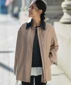 【アイシービー/iCB】の【配色襟取り外し可能】ライトモールスキン キルトライナー付きステンカラーコート チノ|ID: prp329100004805025 ipo3291000000035875948