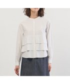 【ジェイ プレス/J.PRESS】のストライプジャージー フリル カットソー ホワイトベース系|ID: prp329100004805028 ipo3291000000034864002