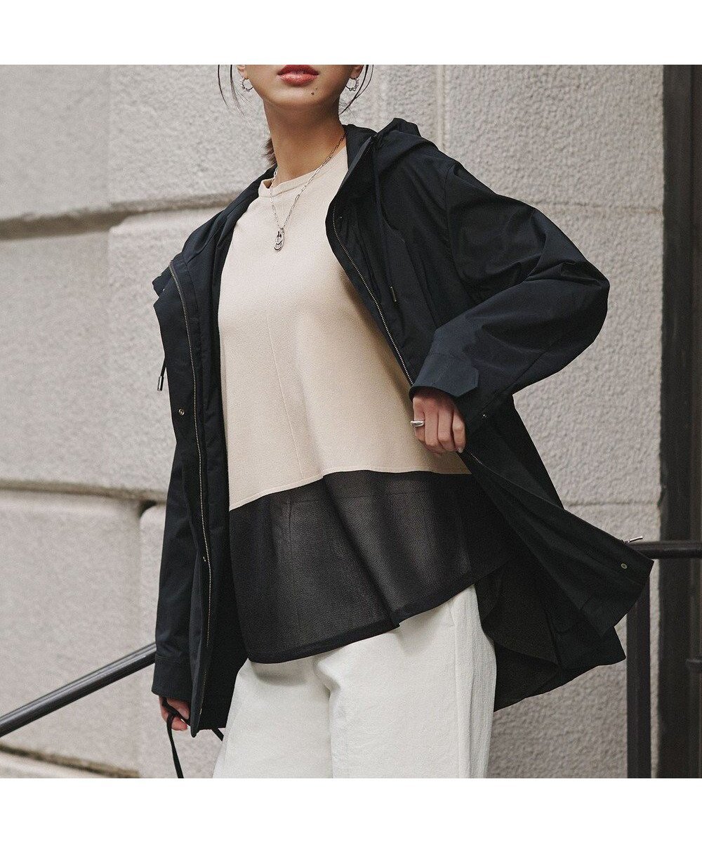 【アイシービー/iCB】のテントライン マウンテンパーカー インテリア・キッズ・メンズ・レディースファッション・服の通販 founy(ファニー) 　ファッション　Fashion　レディースファッション　Fashion for Women　アウター　Coat / Outerwear Collection　コート・ロングコート・ピーコート　Long Coats, Peacoats & More　レディースジャケット・軽アウター　Jackets　春　Spring　ギャザー　Gathered, Ruffled　軽量　Lightweight, Ultra Light　シアー　Sheer, See-Through　ジャケット　Jacket, Outerwear　ストレッチ　Stretch, Stretchy Fabric　スピンドル　Spindle, Drawcord　タフタ　Taffeta, Structured Fabric　ドット　Polka Dot, Dot Pattern　パーカー　Hoodie, Parka　フォルム　Silhouette, Form　ポケット　Pocket, Pocket Detail　S/S・春夏　SS, Spring/Summer, Warm Season　夏　Summer　エレガント 上品　Elegant　ビジネス 仕事 通勤　Business / Work / Commuting　2026年　2026　ネイビー|ID: prp329100004805029 ipo3291000000035698450