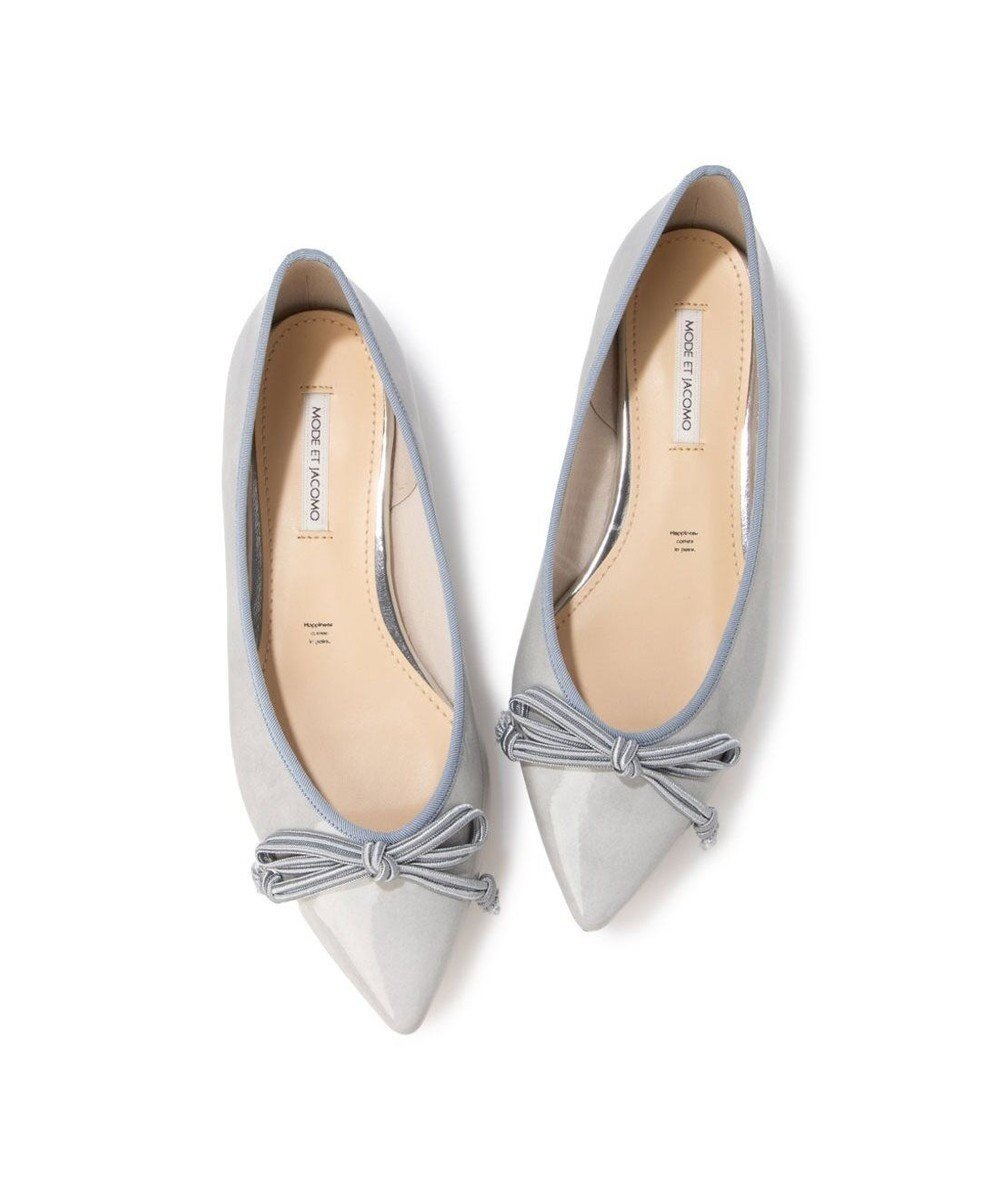 【モード エ ジャコモ/MODE ET JACOMO】のMODE ET JACOMO リボンバレエシューズ インテリア・キッズ・メンズ・レディースファッション・服の通販 founy(ファニー) ファッション Fashion レディースファッション Fashion for Women エナメル Patent Leather クール Cool, Chic シューズ Shoes, Footwear 定番 Standard, Basic Item 人気 Popular, Best Seller バレエ Ballet, Ballet Style フラット Flat, Flat Shoes ライニング Inner Lining, Inner Fabric, Lined リボン Ribbon, Bow ロング Long, Long-Length 日本製 Made In Japan エレガント 上品 Elegant ビジネス 仕事 通勤 Business / Work / Commuting ライトグレーエナメル|ID: prp329100004805037 ipo3291000000034864035