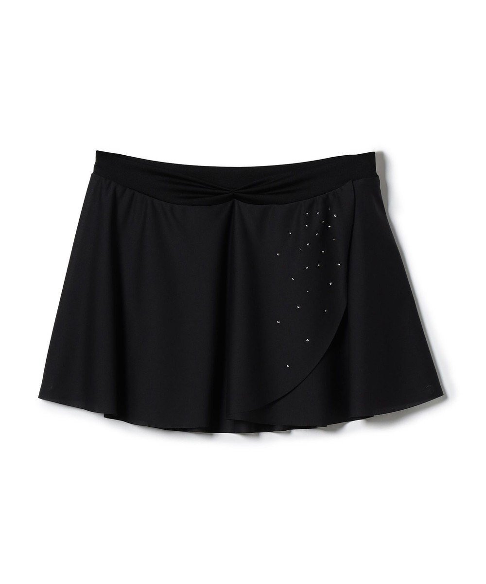 【チャコット/Chacott / KIDS】のスカート インテリア・キッズ・メンズ・レディースファッション・服の通販 founy(ファニー) ファッション Fashion キッズファッション Fashion for Kids クリスタル Crystal, Swarovski コンパクト Compact, Small Size スワロフスキー Swarovski, Crystal Accent ベビー Baby, Babywear ラップ Wrap, Wrap Design ブラック|ID: prp329100004806166 ipo3291000000034875784