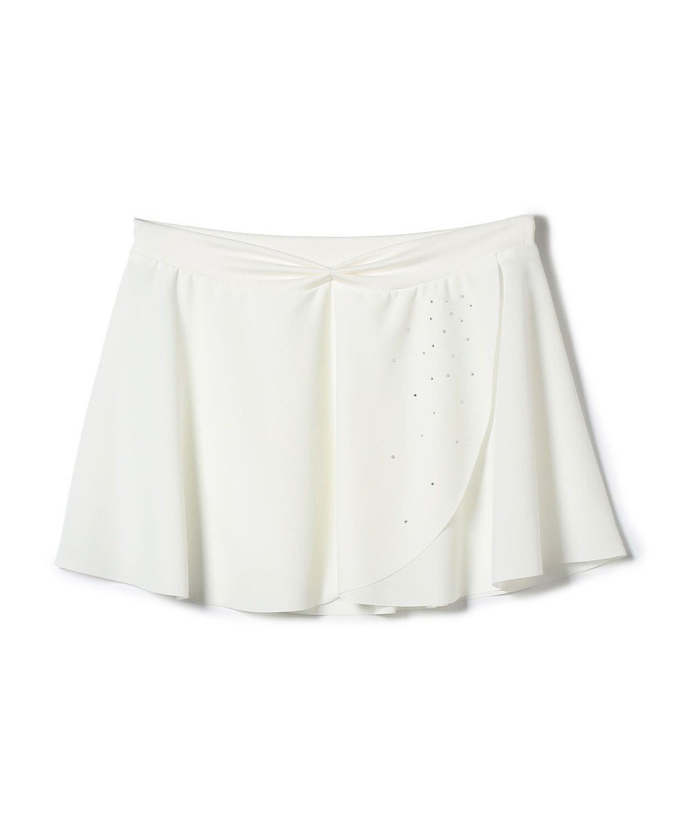 【チャコット/Chacott / KIDS】のスカート インテリア・キッズ・メンズ・レディースファッション・服の通販 founy(ファニー) ファッション Fashion キッズファッション Fashion for Kids クリスタル Crystal, Swarovski コンパクト Compact, Small Size スワロフスキー Swarovski, Crystal Accent ベビー Baby, Babywear ラップ Wrap, Wrap Design オフホワイト|ID: prp329100004806166 ipo3291000000034875785