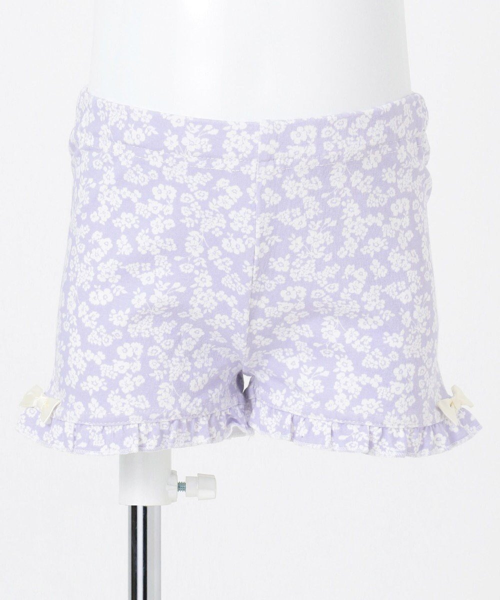 【エニィ/ANY / KIDS】の【S-Mサイズ】裾フリル 1分丈レギンス インテリア・キッズ・メンズ・レディースファッション・服の通販 founy(ファニー) ファッション Fashion キッズファッション Fashion for Kids チェック Check, Plaid, Tartan フィット Fit, Slim Fit フリル Frill, Ruffle ボーダー Border, Stripe リボン Ribbon, Bow レギンス Leggings, Stretch Pants ライラック系5|ID: prp329100004806208 ipo3291000000034875906