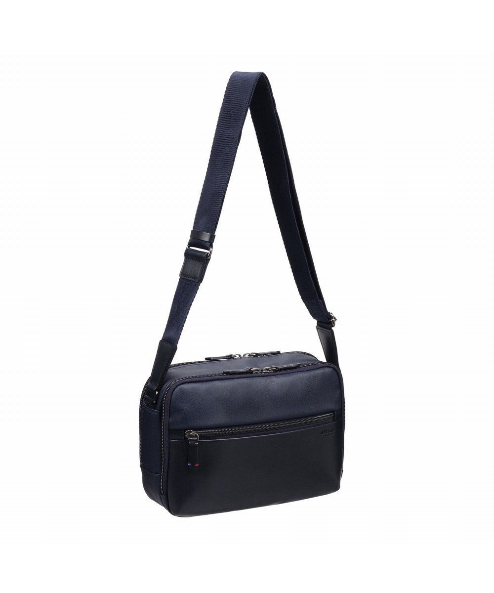 【エース バッグズ アンド ラゲッジ/ACE BAGS & LUGGAGE / MEN】のultima tokyo ディーノ ショルダーバッグ フロントファスナーポケット 68171 ウルティマ トーキョー インテリア・キッズ・メンズ・レディースファッション・服の通販 founy(ファニー) ファッション Fashion メンズファッション Fashion for Men バッグ Bags ショルダー Shoulder, Shoulder Strap シンプル Simple, Minimal スマート Smart, Elegant トレンド Trend, Trending Now フロント Front, Front Design ベーシック Basic, Essential ポケット Pocket, Pocket Detail エレガント 上品 Elegant ネイビー|ID: prp329100004806221 ipo3291000000034875950