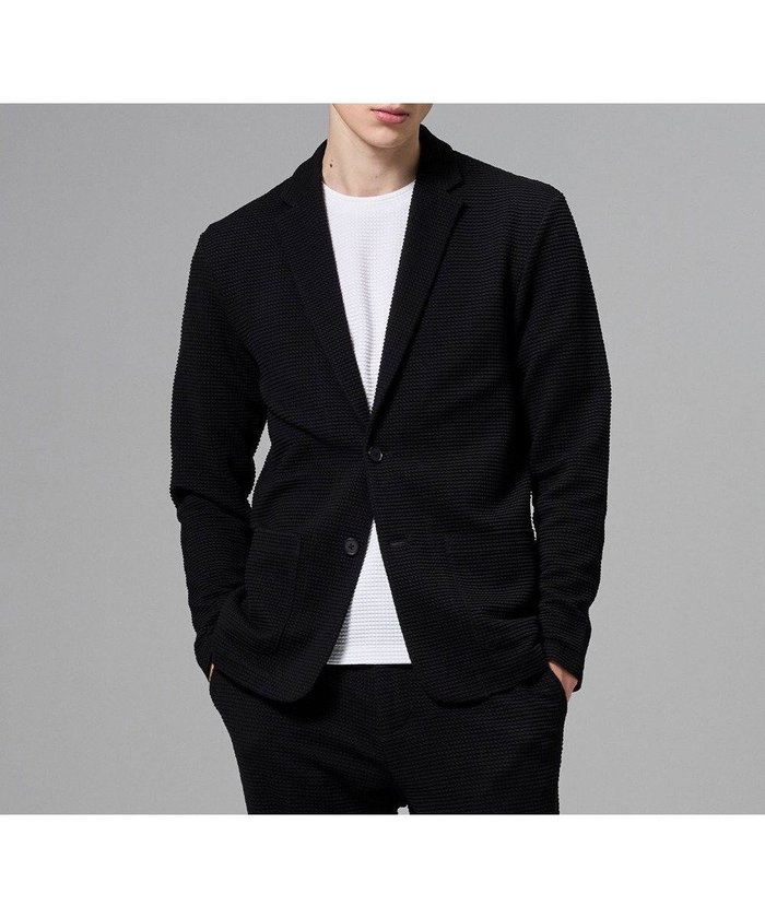 【ジョゼフ オム/JOSEPH HOMME / MEN】の【オリジナル素材】ライトタックジャージー カットソージャケット インテリア・キッズ・メンズ・レディースファッション・服の通販 founy(ファニー) https://founy.com/ ファッション Fashion メンズファッション Fashion for Men アウター Men's Coats Outerwear テーラードジャケット Tailored Jackets & Blazers アンサンブル Ensemble Set 春 Spring シンプル Simple, Minimal ジャケット Jacket, Outerwear スリム Slim, Slim Fit セットアップ Set-Up, Coordinated Outfit 定番 Standard, Basic Item パッチ Patch, Appliqué ベーシック Basic, Essential ポケット Pocket, Pocket Detail S/S・春夏 SS, Spring/Summer, Warm Season 夏 Summer |ID: prp329100004806226 ipo3291000000034875974