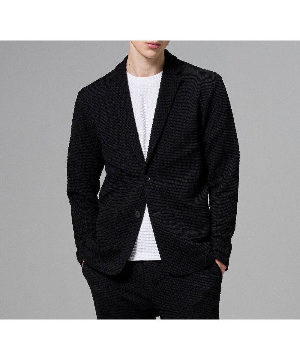【ジョゼフ オム/JOSEPH HOMME / MEN】の【オリジナル素材】ライトタックジャージー カットソージャケット 人気、トレンドファッション・服の通販 founy(ファニー) 　ファッション　Fashion　メンズファッション　Fashion for Men　アウター　Men's Coats Outerwear　テーラードジャケット　Tailored Jackets & Blazers　アンサンブル　Ensemble Set　春　Spring　シンプル　Simple, Minimal　ジャケット　Jacket, Outerwear　スリム　Slim, Slim Fit　セットアップ　Set-Up, Coordinated Outfit　定番　Standard, Basic Item　パッチ　Patch, Appliqué　ベーシック　Basic, Essential　ポケット　Pocket, Pocket Detail　S/S・春夏　SS, Spring/Summer, Warm Season　夏　Summer　 other-1|ID: prp329100004806226 ipo3291000000034875974