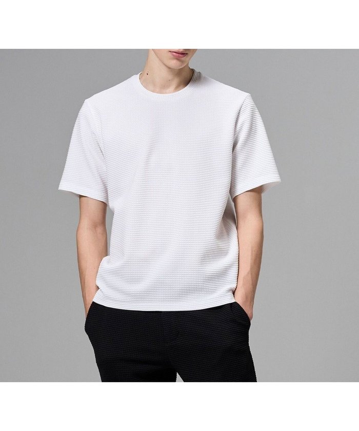 【ジョゼフ オム/JOSEPH HOMME / MEN】の【オリジナル素材 】ライトタックジャージー クルーネックTシャツ インテリア・キッズ・メンズ・レディースファッション・服の通販 founy(ファニー) https://founy.com/ ファッション Fashion メンズファッション Fashion for Men トップス・カットソー Cut & Sew Tops メンズシャツ Shirts アンサンブル Ensemble Set 春 Spring カットソー Cut and Sewn Top シンプル Simple, Minimal セットアップ Set-Up, Coordinated Outfit 定番 Standard, Basic Item フィット Fit, Slim Fit S/S・春夏 SS, Spring/Summer, Warm Season 夏 Summer |ID: prp329100004806227 ipo3291000000034875979