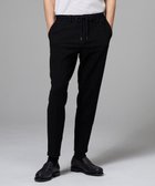 【ジョゼフ オム/JOSEPH HOMME / MEN】の【オリジナル素材 /ウエストゴム仕様】ライトタックジャージー ドロスト付テーパードパンツ / PEGG CONVERTIBLE ブラック系|ID: prp329100004806229 ipo3291000000034875989