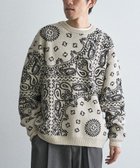 【クラフトスタンダードブティック/CRAFT STANDARD BOUTIQUE / MEN】のペイズリー柄ニットプルオーバー Ivory|ID: prp329100004806231 ipo3291000000034875998