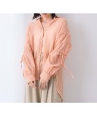 【イェッカ ヴェッカ/YECCA VECCA】のバックリボンシアーシャツ 人気、トレンドファッション・服の通販 founy(ファニー) ファッション Fashion レディースファッション Fashion for Women トップス・カットソー Cut & Sew Tops シャツ・ブラウス・オフィスカジュアル Elegant Blouses & Button-Ups ギャザー Gathered, Ruffled シアー Sheer, See-Through スリット Slit, Slit Detail ポケット Pocket, Pocket Detail リボン Ribbon, Bow 夏 Summer 春 Spring S/S・春夏 SS, Spring/Summer, Warm Season thumbnail Pink|ID: prp329100004806237 ipo3291000000034876013