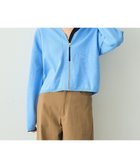 【イェッカ ヴェッカ/YECCA VECCA】の配色VネックZIPカーディガン 人気、トレンドファッション・服の通販 founy(ファニー) ファッション Fashion レディースファッション Fashion for Women トップス・カットソー Cut & Sew Tops カーディガン・羽織り Layered Style Cardigans Vネックトップス V-Neck Tops / V-Cut Neckline Shirts カーディガン Cardigan, Knitwear ジップアップ Zip-Up, Full Zip フロント Front, Front Design ポケット Pocket, Pocket Detail 夏 Summer 春 Spring S/S・春夏 SS, Spring/Summer, Warm Season thumbnail Sax|ID: prp329100004806238 ipo3291000000034876016