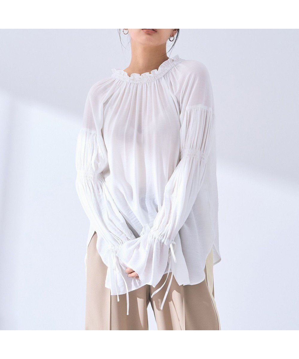 【イェッカ ヴェッカ/YECCA VECCA】の2wayギャザーデザインブラウス 人気、トレンドファッション・服の通販 founy(ファニー) ファッション Fashion レディースファッション Fashion for Women トップス・カットソー Cut & Sew Tops シャツ・ブラウス・オフィスカジュアル Elegant Blouses & Button-Ups ギャザー Gathered, Ruffled シャーリング Shirring, Ruched スリーブ Sleeve, Long Sleeve / Short Sleeve フェミニン Feminine, Girly フリル Frill, Ruffle ポケット Pocket, Pocket Detail リボン Ribbon, Bow 夏 Summer 春 Spring S/S・春夏 SS, Spring/Summer, Warm Season other-1|ID: prp329100004806242 ipo3291000000034876032