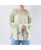 【イェッカ ヴェッカ/YECCA VECCA】の2wayギャザーデザインブラウス 人気、トレンドファッション・服の通販 founy(ファニー) ファッション Fashion レディースファッション Fashion for Women トップス・カットソー Cut & Sew Tops シャツ・ブラウス・オフィスカジュアル Elegant Blouses & Button-Ups ギャザー Gathered, Ruffled シャーリング Shirring, Ruched スリーブ Sleeve, Long Sleeve / Short Sleeve フェミニン Feminine, Girly フリル Frill, Ruffle ポケット Pocket, Pocket Detail リボン Ribbon, Bow 夏 Summer 春 Spring S/S・春夏 SS, Spring/Summer, Warm Season thumbnail Light Green|ID: prp329100004806242 ipo3291000000034876034