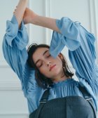 【イェッカ ヴェッカ/YECCA VECCA】の2wayギャザーデザインブラウス 人気、トレンドファッション・服の通販 founy(ファニー) ファッション Fashion レディースファッション Fashion for Women トップス・カットソー Cut & Sew Tops シャツ・ブラウス・オフィスカジュアル Elegant Blouses & Button-Ups ギャザー Gathered, Ruffled シャーリング Shirring, Ruched スリーブ Sleeve, Long Sleeve / Short Sleeve フェミニン Feminine, Girly フリル Frill, Ruffle ポケット Pocket, Pocket Detail リボン Ribbon, Bow 夏 Summer 春 Spring S/S・春夏 SS, Spring/Summer, Warm Season thumbnail Sax|ID: prp329100004806242 ipo3291000000034876036