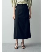 【イェッカ ヴェッカ/YECCA VECCA】のベルト付きナロースカート 人気、トレンドファッション・服の通販 founy(ファニー) ファッション Fashion レディースファッション Fashion for Women スカート Skirts ベルト&ウエストマーク Belts & Waist Accessories コンパクト Compact, Small Size ポケット Pocket, Pocket Detail 夏 Summer 春 Spring S/S・春夏 SS, Spring/Summer, Warm Season thumbnail Black|ID: prp329100004806249 ipo3291000000034876082