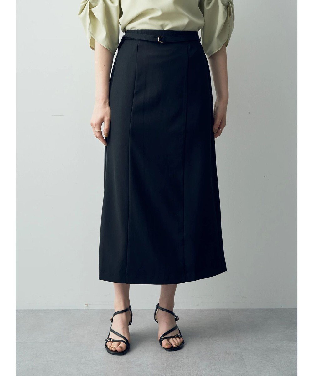 【イェッカ ヴェッカ/YECCA VECCA】のベルト付きナロースカート インテリア・キッズ・メンズ・レディースファッション・服の通販 founy(ファニー) ファッション Fashion レディースファッション Fashion for Women スカート Skirts ベルト&ウエストマーク Belts & Waist Accessories コンパクト Compact, Small Size ポケット Pocket, Pocket Detail 夏 Summer 春 Spring S/S・春夏 SS, Spring/Summer, Warm Season Black|ID: prp329100004806249 ipo3291000000034876082