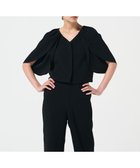 【グレース コンチネンタル/GRACE CONTINENTAL】のケープスリーブトップ ブラック|ID: prp329100004806250 ipo3291000000034876090