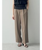 【イェッカ ヴェッカ/YECCA VECCA】のサテン切替ストレートパンツ 人気、トレンドファッション・服の通販 founy(ファニー) ファッション Fashion レディースファッション Fashion for Women パンツ Pants & Trousers サテン Satin, Glossy Fabric ストレート Straight, Straight Cut スラックス Slacks, Dress Pants センター Center, Center Line フェイク Faux, Fake ポケット Pocket, Pocket Detail モダン Modern, Contemporary 切替 Switching, Contrast Panel 夏 Summer 春 Spring S/S・春夏 SS, Spring/Summer, Warm Season thumbnail Dark Beige|ID: prp329100004806260 ipo3291000000034876256