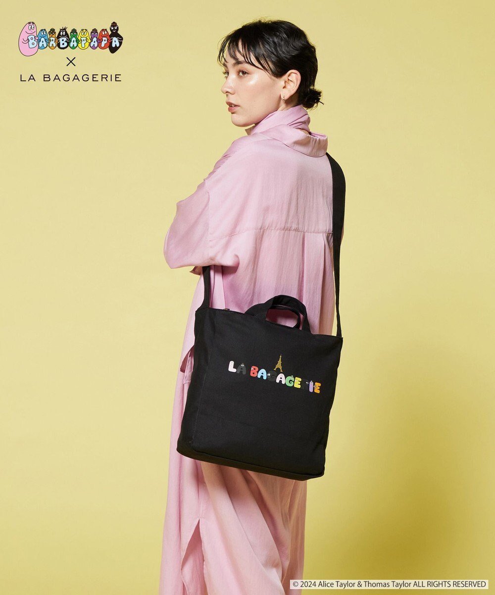 【ラ バガジェリー/LA BAGAGERIE】のBARBAPAPA×LA BAGAGERIE バーバパパコラボ 2WAYバッグ M インテリア・キッズ・メンズ・レディースファッション・服の通販 founy(ファニー) ファッション Fashion レディースファッション Fashion for Women バッグ Bags カラフル Colorful Design コラボ Collaboration, Collab スクエア Square, Square Shape スペシャル Special, Limited Edition スマート Smart, Elegant フランス France, French プリント Print, Printed Pattern ポケット Pocket, Pocket Detail おすすめ Recommended / Our Picks ビジネス 仕事 通勤 Business / Work / Commuting ブラック|ID: prp329100004806263 ipo3291000000034876293
