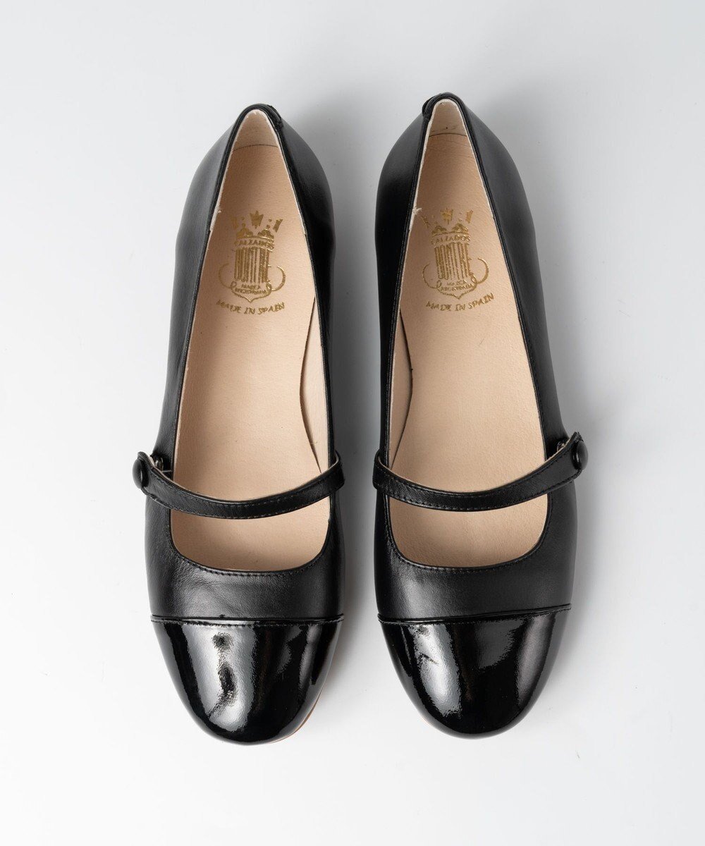 【ボントレ/BONTRE】の【BONTRE/ボントレ】コンビストラップパンプス/40051-US インテリア・キッズ・メンズ・レディースファッション・服の通販 founy(ファニー) ファッション Fashion レディースファッション Fashion for Women エナメル Patent Leather オケージョン Occasion Wear シンプル Simple, Minimal ストラップパンプス Strap Pumps, Strappy Heels トレンド Trend, Trending Now フラット Flat, Flat Shoes ラップ Wrap, Wrap Design エレガント 上品 Elegant ブラック|ID: prp329100004806287 ipo3291000000034876459