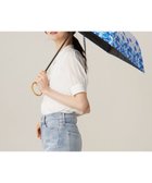 【自由区/JIYU-KU】の【UVカット・晴雨兼用】オルタンシアプリント 折りたたみ傘 ブルー|ID: prp329100004806298 ipo3291000000034876514