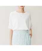 【自由区/JIYU-KU】の【WEB限定カラーあり・接触冷感・UVカット】クレープストレッチドルマン ニット 人気、トレンドファッション・服の通販 founy(ファニー) ファッション Fashion レディースファッション Fashion for Women トップス・カットソー Cut & Sew Tops ニット Knit Tops & Sweaters エレガント 上品 Elegant シンプル Simple, Minimal ストレッチ Stretch, Stretchy Fabric セーター Sweater, Knitwear ドレープ Drape, Draping Fabric ボトム Bottoms, Lower Wear ボーダー Border, Stripe リラックス Relax, Relaxed Fit 夏 Summer 春 Spring S/S・春夏 SS, Spring/Summer, Warm Season thumbnail オフホワイト|ID: prp329100004806306 ipo3291000000034876544