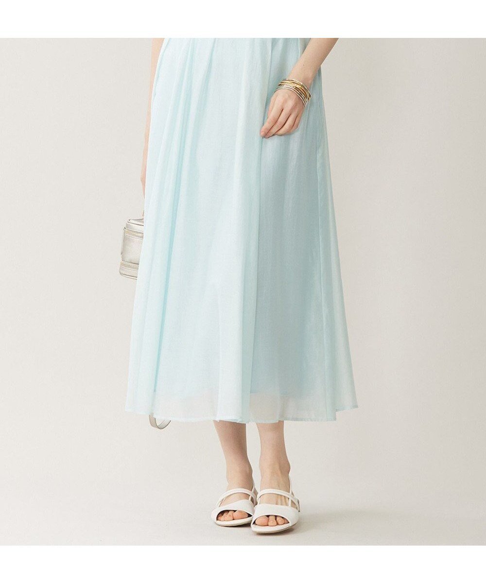 【自由区/JIYU-KU】の【洗える】エアリータック スカート インテリア・キッズ・メンズ・レディースファッション・服の通販 founy(ファニー) ファッション Fashion レディースファッション Fashion for Women スカート Skirts エレガント 上品 Elegant シアー Sheer, See-Through 夏 Summer 春 Spring S/S・春夏 SS, Spring/Summer, Warm Season 洗える Machine Washable サックス|ID: prp329100004806316 ipo3291000000034876584