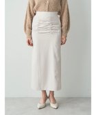 【イェッカ ヴェッカ/YECCA VECCA】のシャーリングロングナロースカート 人気、トレンドファッション・服の通販 founy(ファニー) ファッション Fashion レディースファッション Fashion for Women スカート Skirts シャーリング Shirring, Ruched フィット Fit, Slim Fit フェミニン Feminine, Girly ポケット Pocket, Pocket Detail ロング Long, Long-Length 夏 Summer 春 Spring S/S・春夏 SS, Spring/Summer, Warm Season thumbnail Light Beige|ID: prp329100004806320 ipo3291000000034876605