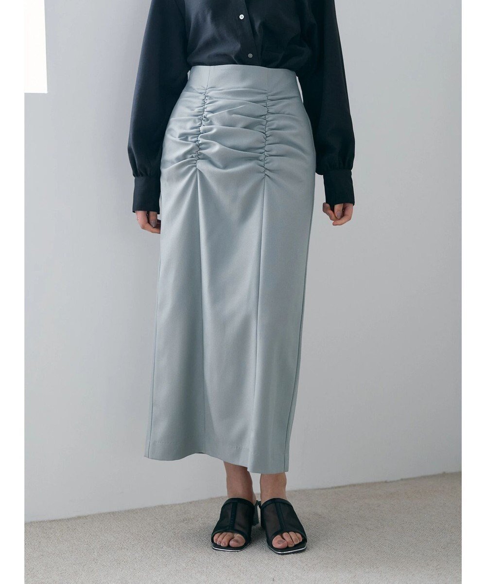 【イェッカ ヴェッカ/YECCA VECCA】のシャーリングロングナロースカート インテリア・キッズ・メンズ・レディースファッション・服の通販 founy(ファニー) ファッション Fashion レディースファッション Fashion for Women スカート Skirts シャーリング Shirring, Ruched フィット Fit, Slim Fit フェミニン Feminine, Girly ポケット Pocket, Pocket Detail ロング Long, Long-Length 夏 Summer 春 Spring S/S・春夏 SS, Spring/Summer, Warm Season Mint|ID: prp329100004806320 ipo3291000000034876606