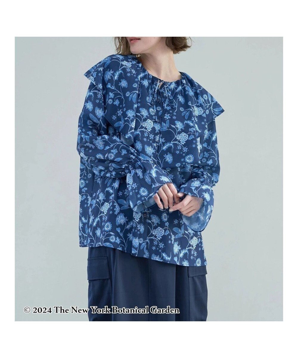 【イェッカ ヴェッカ/YECCA VECCA】のNew York Botanical Garden ブラウス 人気、トレンドファッション・服の通販 founy(ファニー) ファッション Fashion レディースファッション Fashion for Women トップス・カットソー Cut & Sew Tops シャツ・ブラウス・オフィスカジュアル Elegant Blouses & Button-Ups シンプル Simple, Minimal スリーブ Sleeve, Long Sleeve / Short Sleeve ニューヨーク New York, NYC Style ボトム Bottoms, Lower Wear ポケット Pocket, Pocket Detail ラッフル Ruffle, Frill ロマンティック Romantic, Feminine Style 夏 Summer 春 Spring S/S・春夏 SS, Spring/Summer, Warm Season other-1|ID: prp329100004806327 ipo3291000000034876655