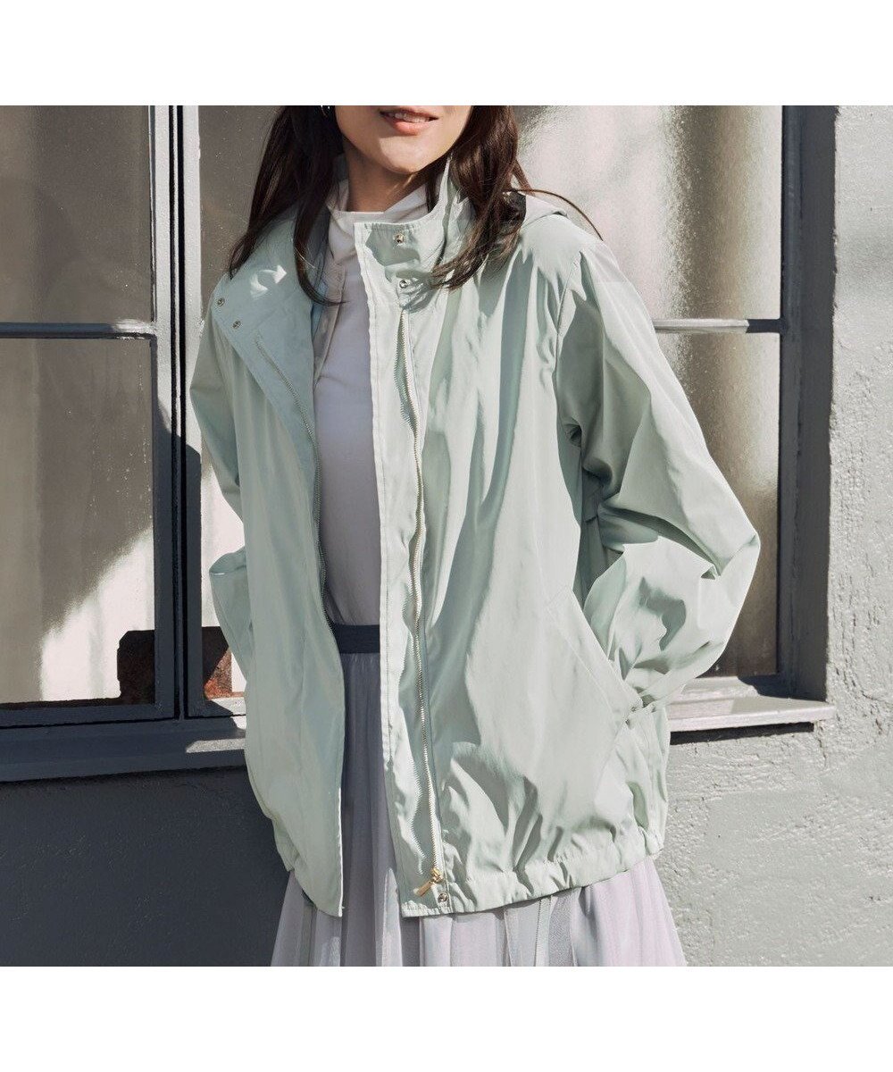 【自由区/JIYU-KU】の【2WAY・洗える】メモリー マウンテンパーカー インテリア・キッズ・メンズ・レディースファッション・服の通販 founy(ファニー) 　ファッション　Fashion　レディースファッション　Fashion for Women　アウター　Coat / Outerwear Collection　レディースジャケット・軽アウター　Jackets　ジャケット　Jacket, Outerwear　スタンド　Stand Collar, Upright Stand　パーカー　Hoodie, Parka　ブルゾン　Blouson, Bomber Jacket　ボトム　Bottoms, Lower Wear　夏　Summer　春　Spring　S/S・春夏　SS, Spring/Summer, Warm Season　洗える　Machine Washable　秋　Autumn　ミント|ID: prp329100004806339 ipo3291000000034876863