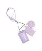 【ラ バガジェリー/LA BAGAGERIE】の【MONICA】トライアングルマルチショルダーバッグ 人気、トレンドファッション・服の通販 founy(ファニー) ファッション Fashion レディースファッション Fashion for Women バッグ Bags アクセサリー Fashion Accessories スマート Smart, Elegant ポケット Pocket, Pocket Detail ポーチ Pouch, Small Case メッシュ Mesh, Net Fabric ラップ Wrap, Wrap Design thumbnail ライラック|ID: prp329100004806344 ipo3291000000034876916