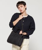 【ラ バガジェリー/LA BAGAGERIE】のロゴテープ2WAYトートバッグ Sサイズ 人気、トレンドファッション・服の通販 founy(ファニー) ファッション Fashion レディースファッション Fashion for Women バッグ Bags キャンバス Canvas, Canvas Fabric スマート Smart, Elegant ポケット Pocket, Pocket Detail thumbnail ブラック|ID: prp329100004806367 ipo3291000000034877249