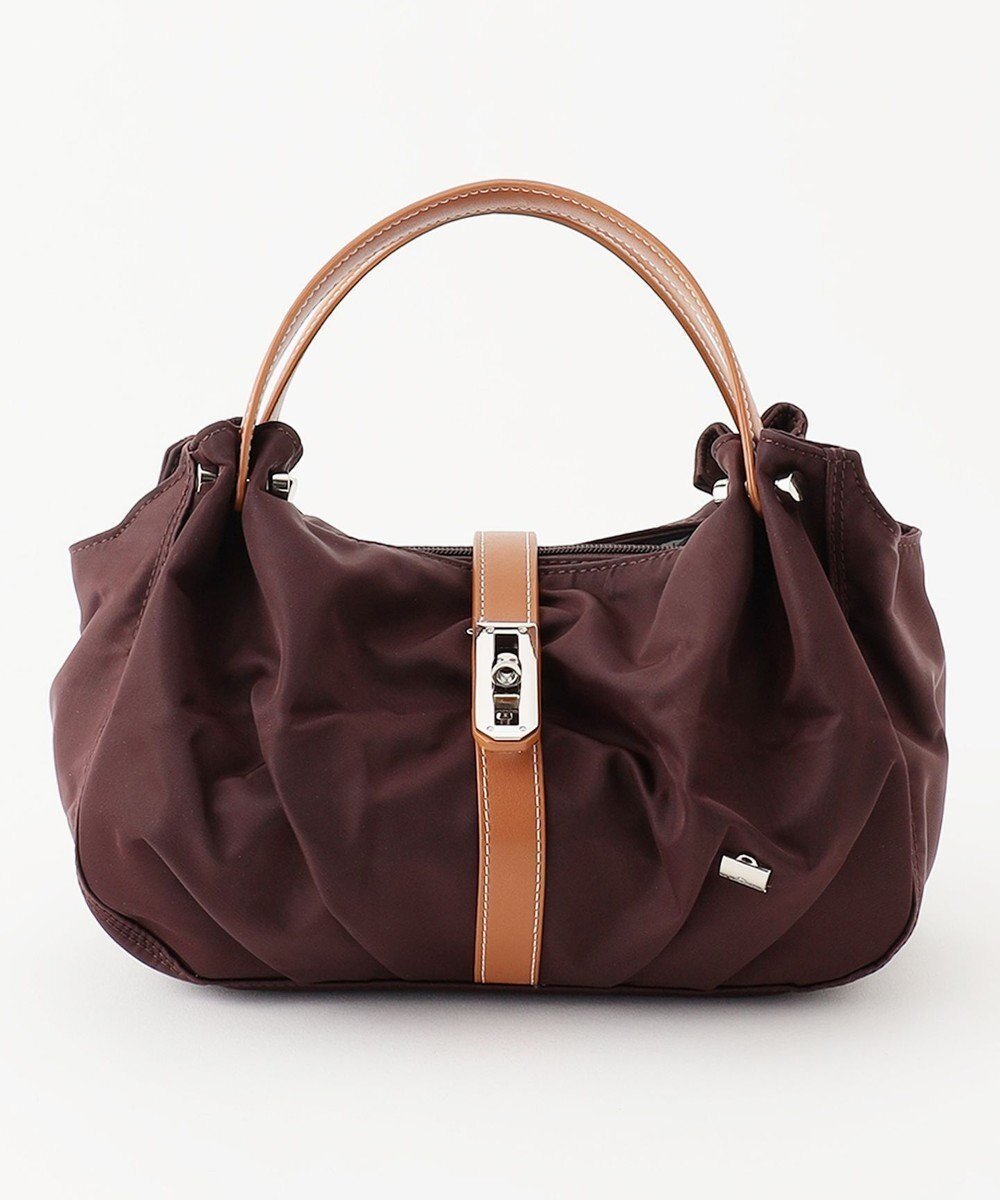 【ラ バガジェリー/LA BAGAGERIE】のタックラウンド2WAYミニバッグ インテリア・キッズ・メンズ・レディースファッション・服の通販 founy(ファニー) ファッション Fashion レディースファッション Fashion for Women バッグ Bags スマート Smart, Elegant フォルム Silhouette, Form ポケット Pocket, Pocket Detail ラウンド Round, Round Neck ワイン|ID: prp329100004806375 ipo3291000000034877361