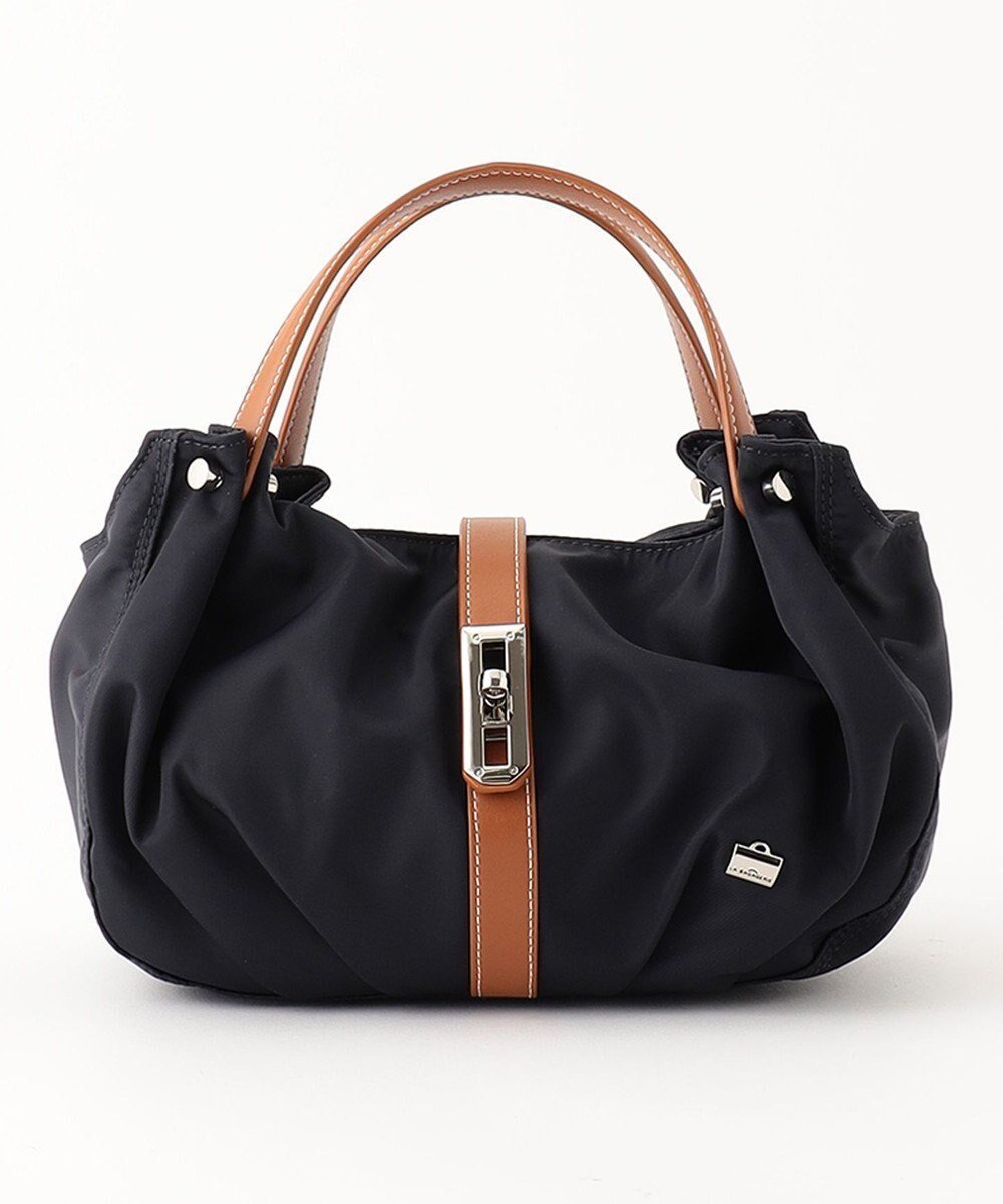 【ラ バガジェリー/LA BAGAGERIE】のタックラウンド2WAYミニバッグ インテリア・キッズ・メンズ・レディースファッション・服の通販 founy(ファニー) ファッション Fashion レディースファッション Fashion for Women バッグ Bags スマート Smart, Elegant フォルム Silhouette, Form ポケット Pocket, Pocket Detail ラウンド Round, Round Neck ネイビー|ID: prp329100004806375 ipo3291000000034877364