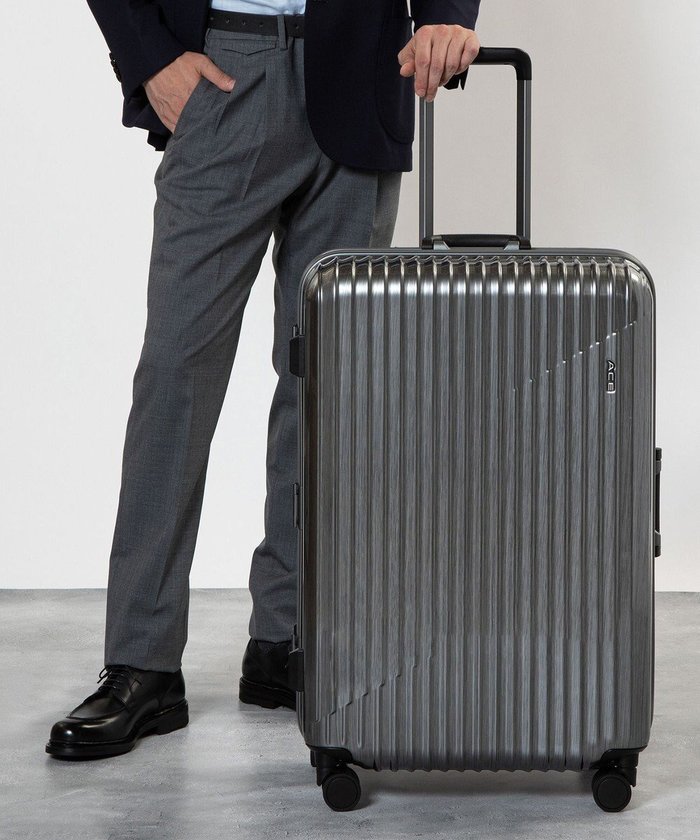 【エースバッグズアンドラゲッジ/ACE BAGS & LUGGAGE】のACE クレスタ2F スーツケース フレームタイプ 7~10泊 83L 05108 エース インテリア・キッズ・メンズ・レディースファッション・服の通販 founy(ファニー) https://founy.com/ ファッション Fashion レディースファッション Fashion for Women スーツ Business Suits & Workwear 旅行 Travel スーツケース キャリーケース Suitcase / Carry Case スタイリッシュ Stylish, Fashionable フレーム Frame, Outline |ID: prp329100004806383 ipo3291000000034877437