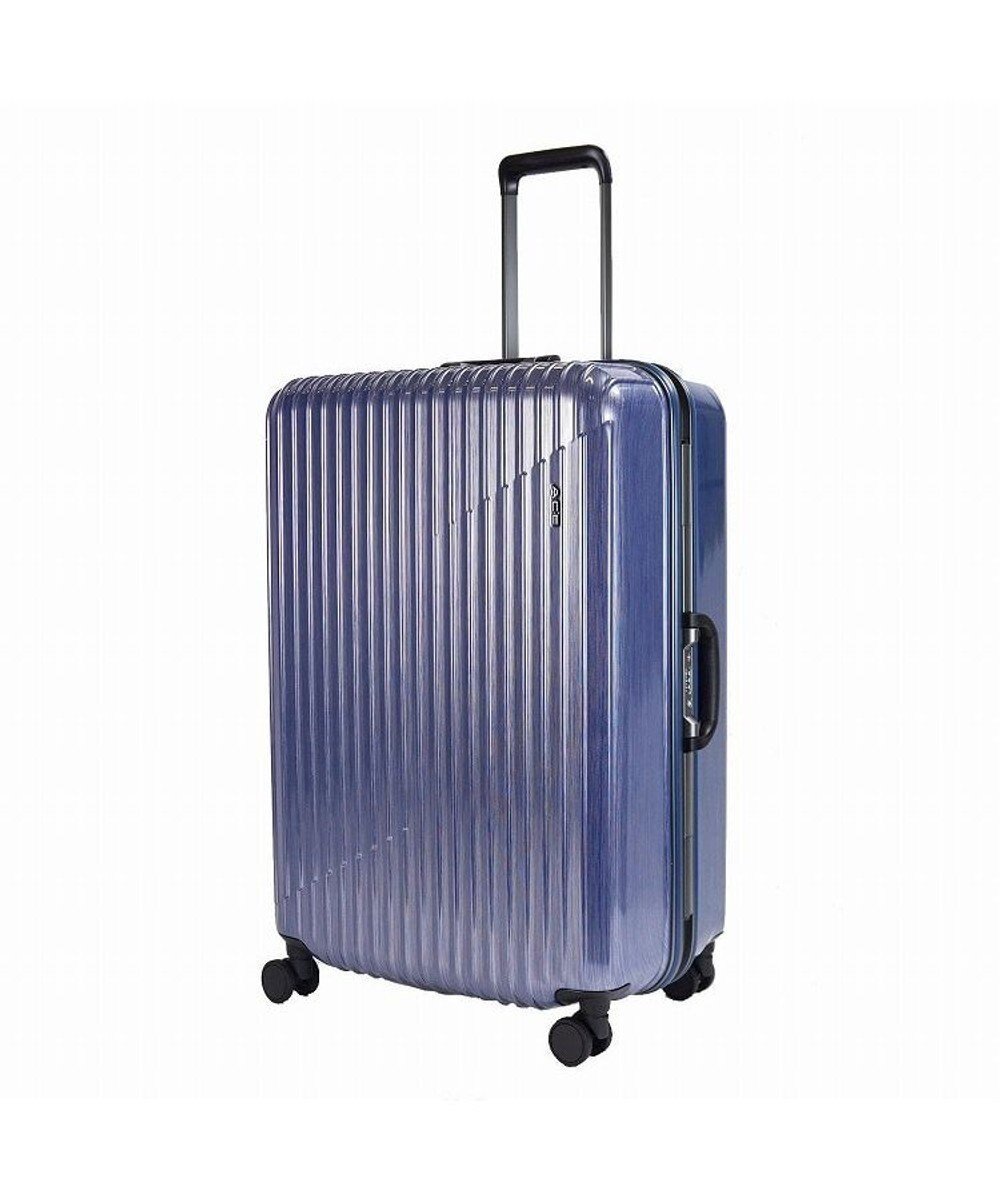 【エースバッグズアンドラゲッジ/ACE BAGS & LUGGAGE】のACE クレスタ2F スーツケース フレームタイプ 7~10泊 83L 05108 エース インテリア・キッズ・メンズ・レディースファッション・服の通販 founy(ファニー) ファッション Fashion レディースファッション Fashion for Women スーツ Business Suits & Workwear 旅行 Travel スーツケース キャリーケース Suitcase / Carry Case スタイリッシュ Stylish, Fashionable フレーム Frame, Outline ネイビーヘアライン|ID: prp329100004806383 ipo3291000000034877442