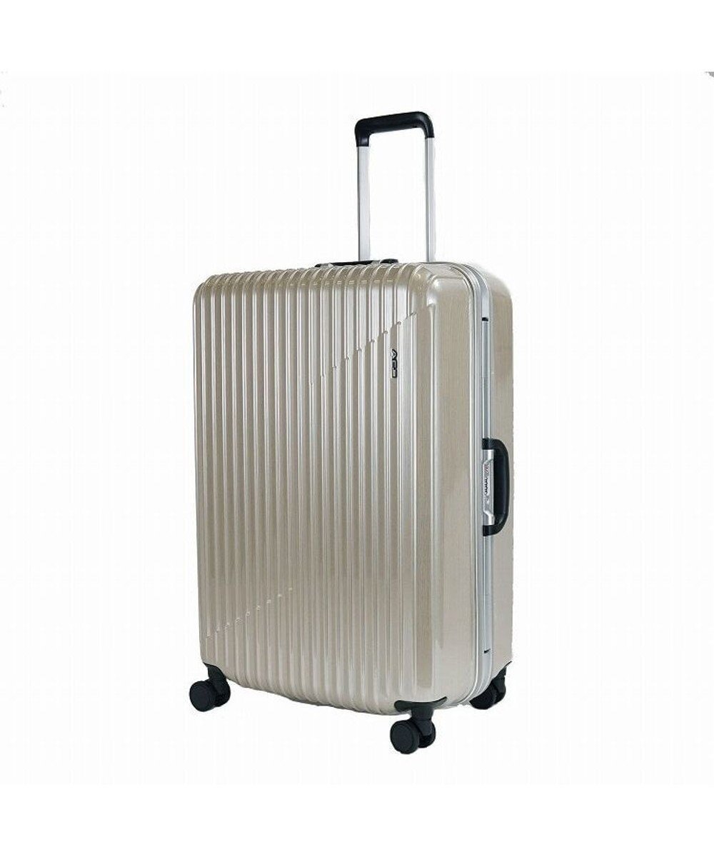 【エースバッグズアンドラゲッジ/ACE BAGS & LUGGAGE】のACE クレスタ2F スーツケース フレームタイプ 7~10泊 83L 05108 エース インテリア・キッズ・メンズ・レディースファッション・服の通販 founy(ファニー) ファッション Fashion レディースファッション Fashion for Women スーツ Business Suits & Workwear 旅行 Travel スーツケース キャリーケース Suitcase / Carry Case スタイリッシュ Stylish, Fashionable フレーム Frame, Outline シャンパンヘアライン|ID: prp329100004806383 ipo3291000000034877444