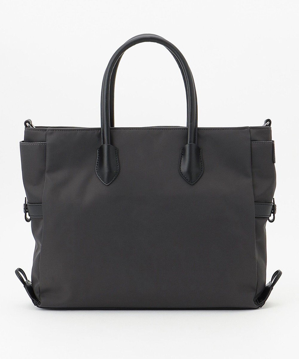 【イザック/Y'SACCS】のナイロン×リサイクルレザー ホック2WAYトート Sサイズ インテリア・キッズ・メンズ・レディースファッション・服の通販 founy(ファニー) ファッション Fashion レディースファッション Fashion for Women バッグ Bags シンプル Simple, Minimal スマート Smart, Elegant ポケット Pocket, Pocket Detail 定番 Standard, Basic Item グレー|ID: prp329100004806384 ipo3291000000034877458