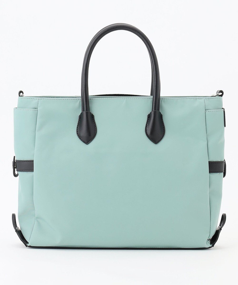 【イザック/Y'SACCS】のナイロン×リサイクルレザー ホック2WAYトート Sサイズ インテリア・キッズ・メンズ・レディースファッション・服の通販 founy(ファニー) ファッション Fashion レディースファッション Fashion for Women バッグ Bags シンプル Simple, Minimal スマート Smart, Elegant ポケット Pocket, Pocket Detail 定番 Standard, Basic Item ライトグリーン|ID: prp329100004806384 ipo3291000000034877463